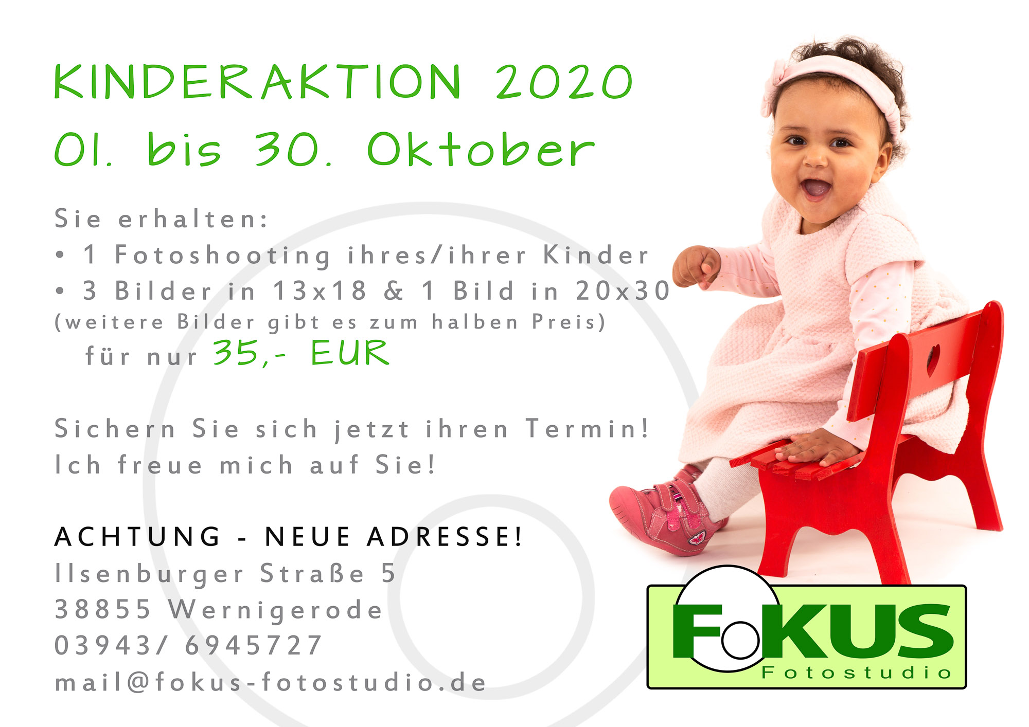 Kinderaktion 2020 vom 1. bis 30. Oktober